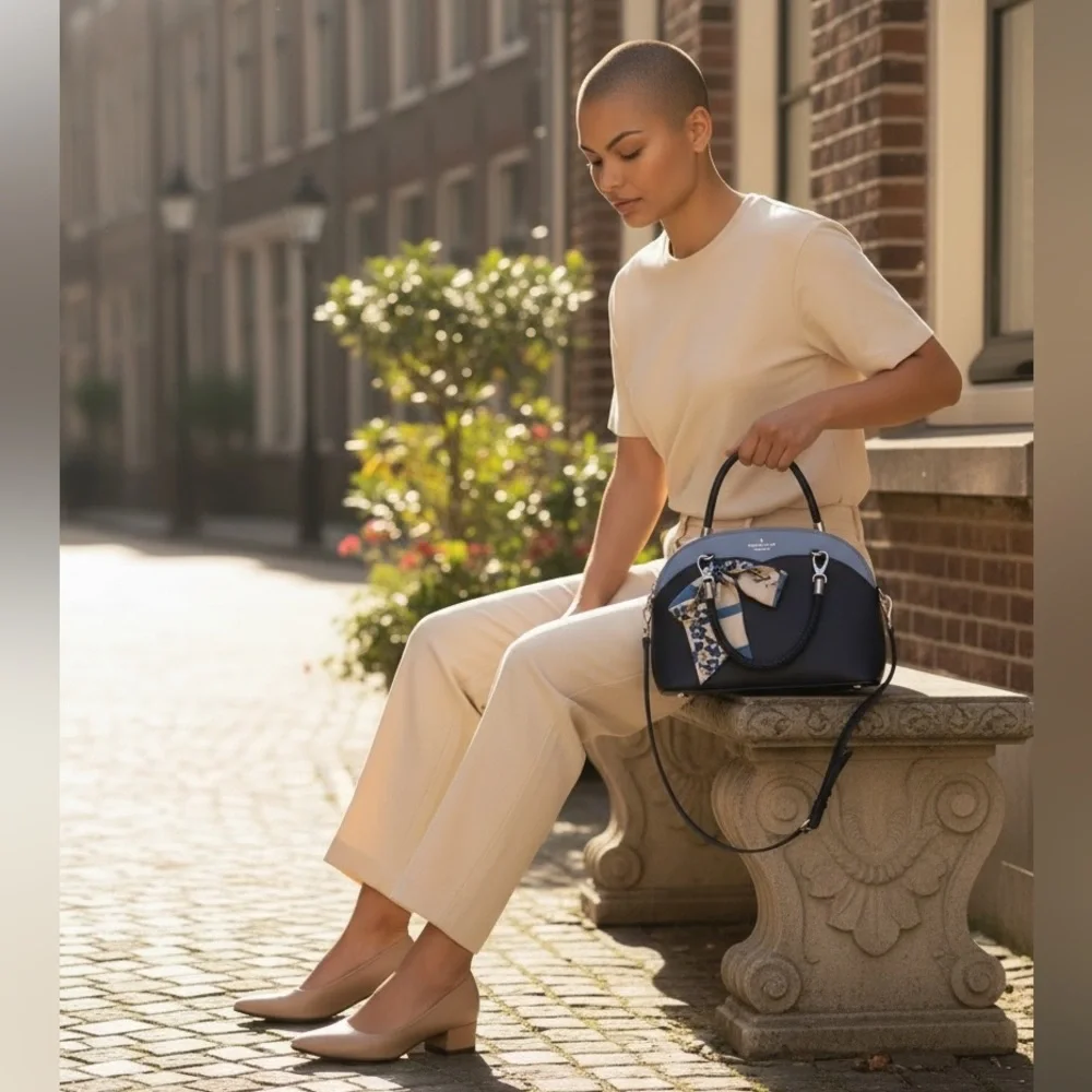 KATE SPADE NEW YORK PAYTON COLORBLOCK MEDIUM DOME SATCHEL